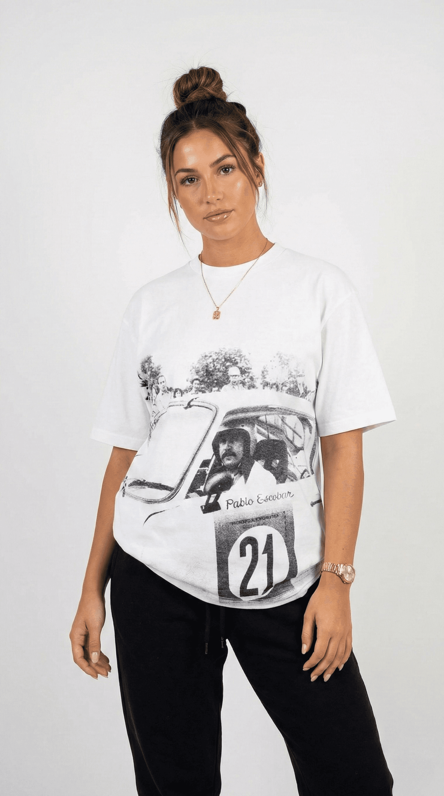 Model wearing product